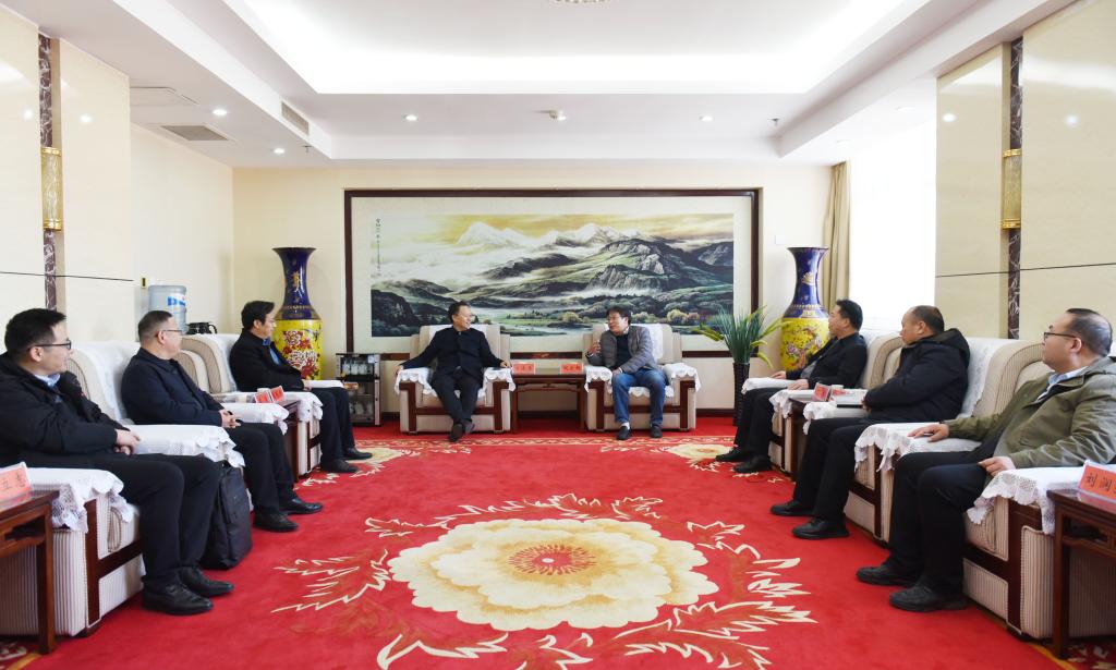 校长阚云超会见阜阳师范大学校长方廷勇一行